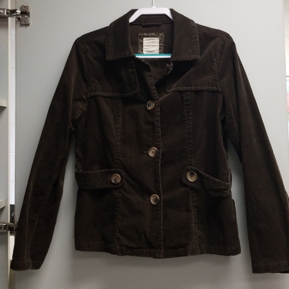 Old Navy brown corduroy button up jacket sz L - Picture 1 of 2